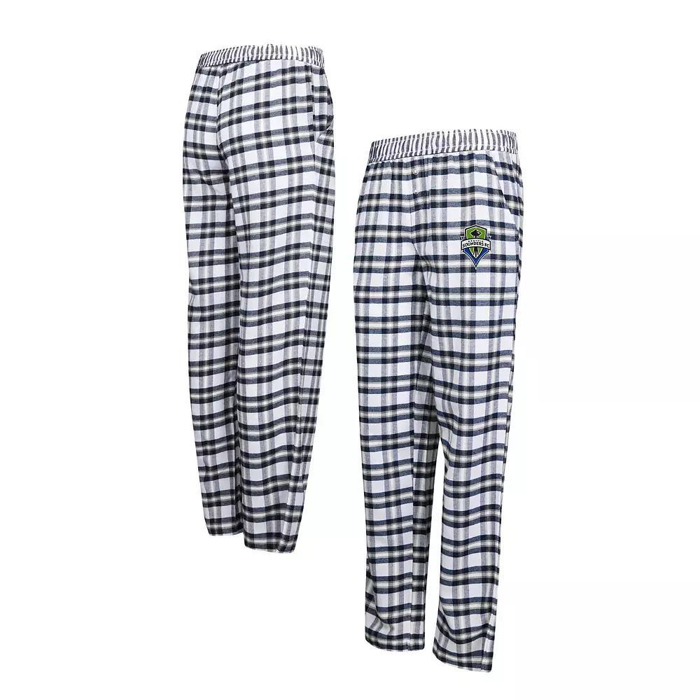 Women's Concepts Sport Navy Seattle Sounders FC Sienna Flannel Pants, Size: Small, Blue Product Image