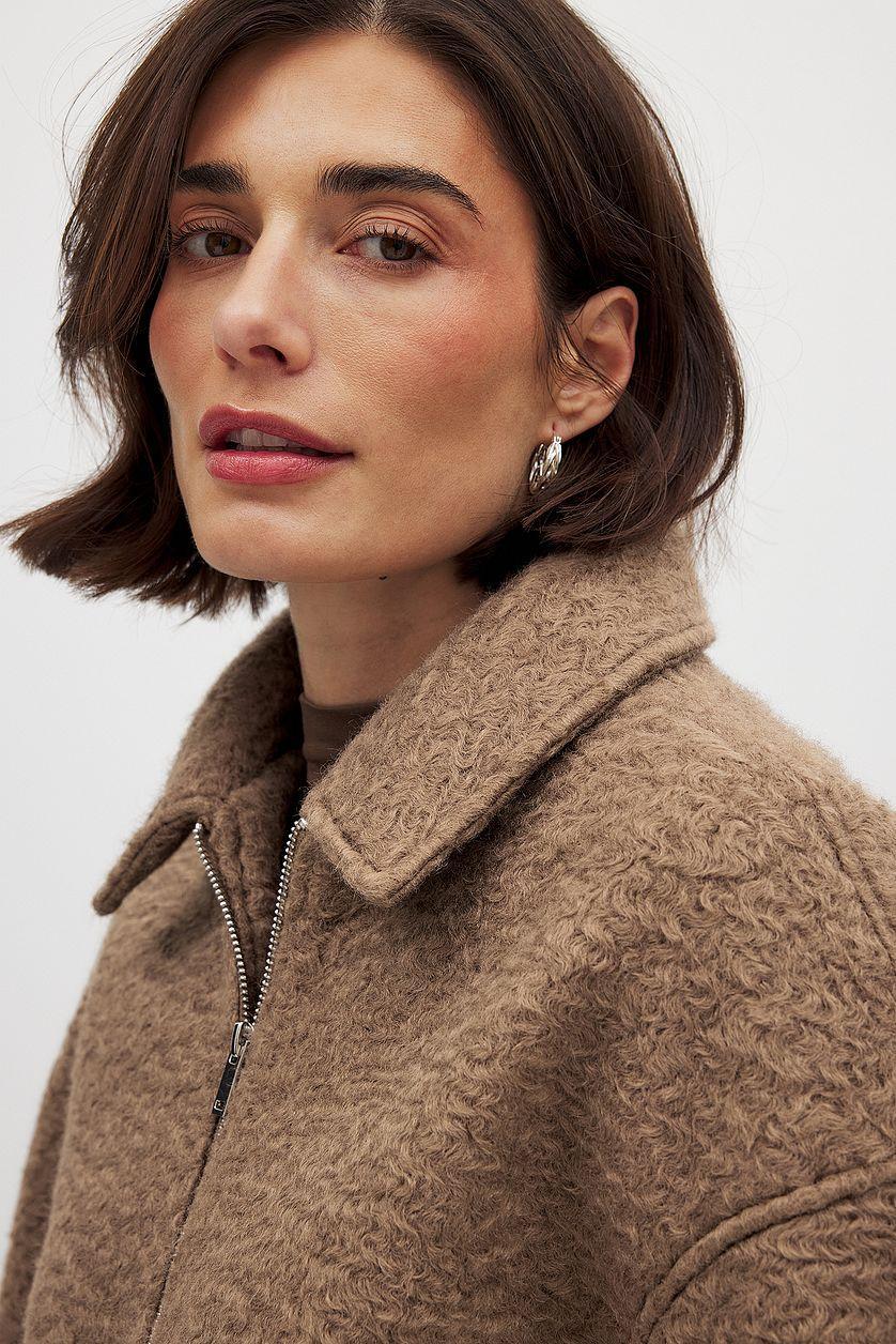 Boucle Zip Jacket Product Image