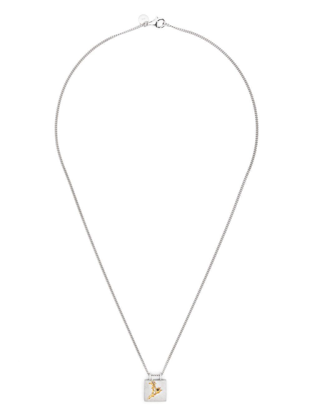 Mined Pendant Black Diamond necklace Product Image