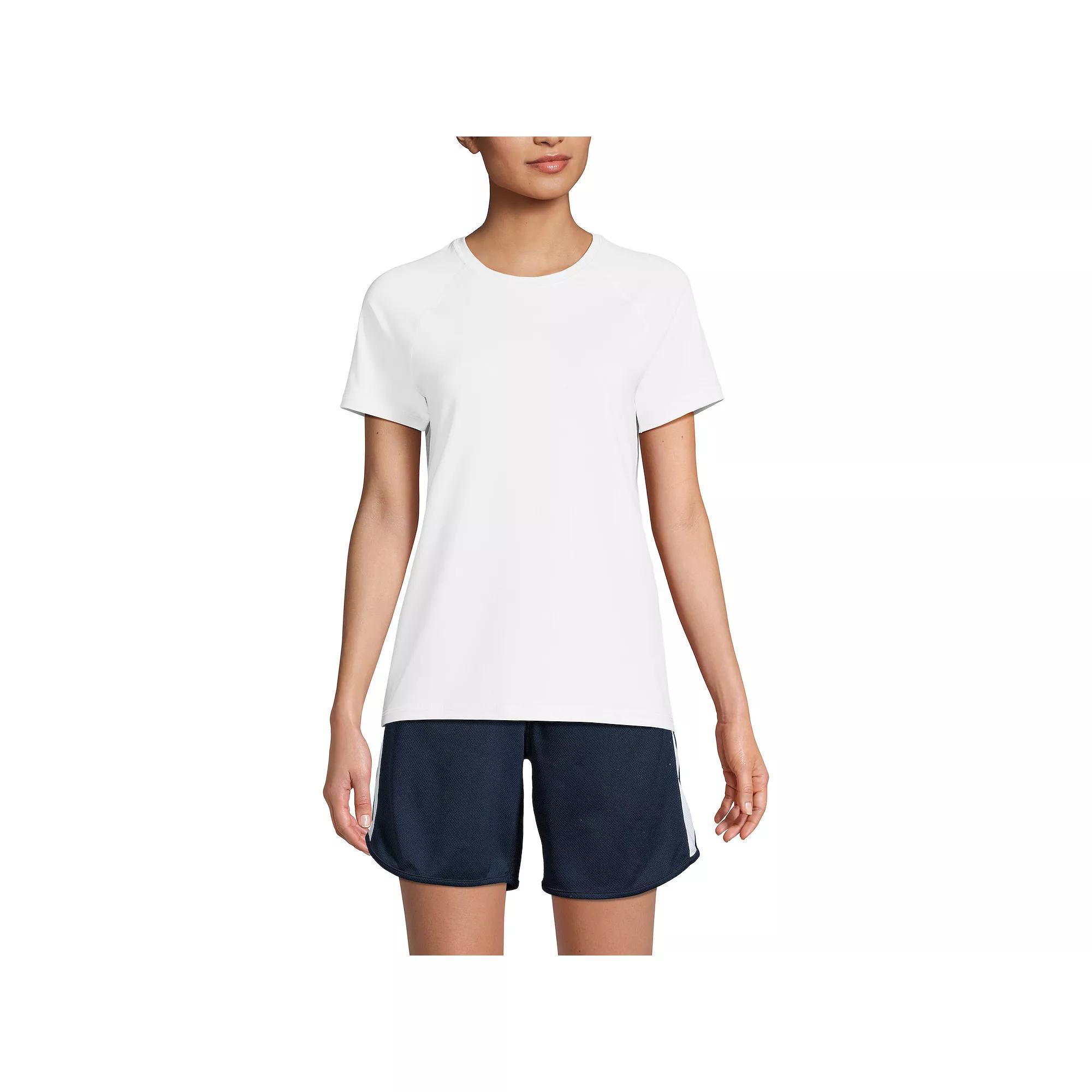 Womens Lands End School Uniform Short Sleeve Active Tee Product Image