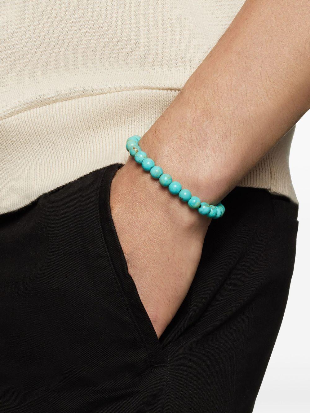 sterling silver Spiritual Beads bracelet (8mm) Product Image
