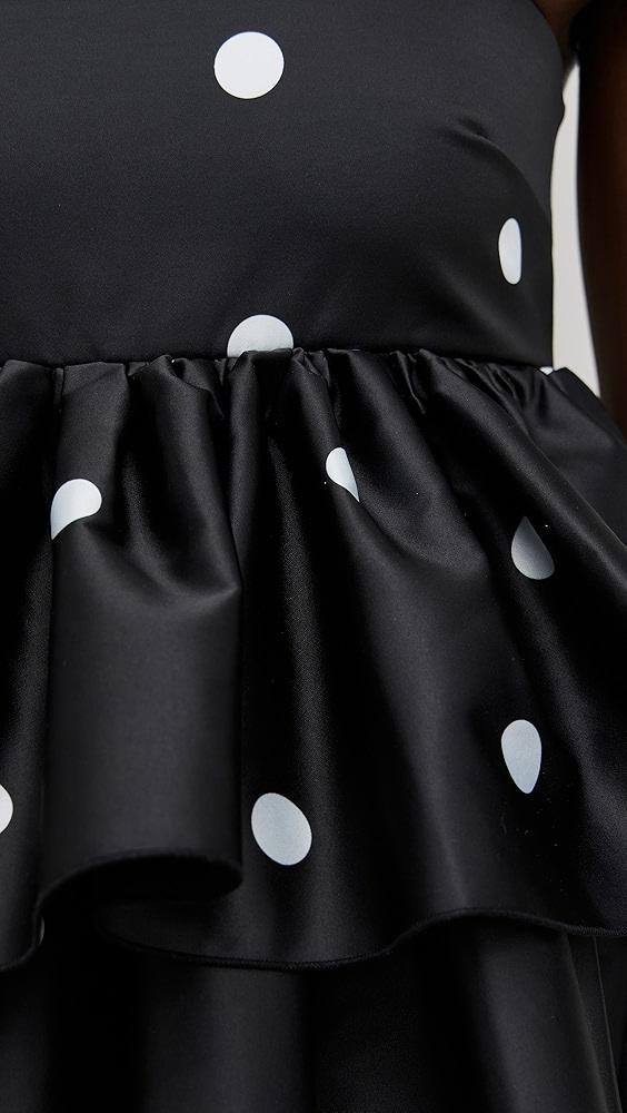 ROTATE Satin Ruffle Dress | Shopbop Product Image