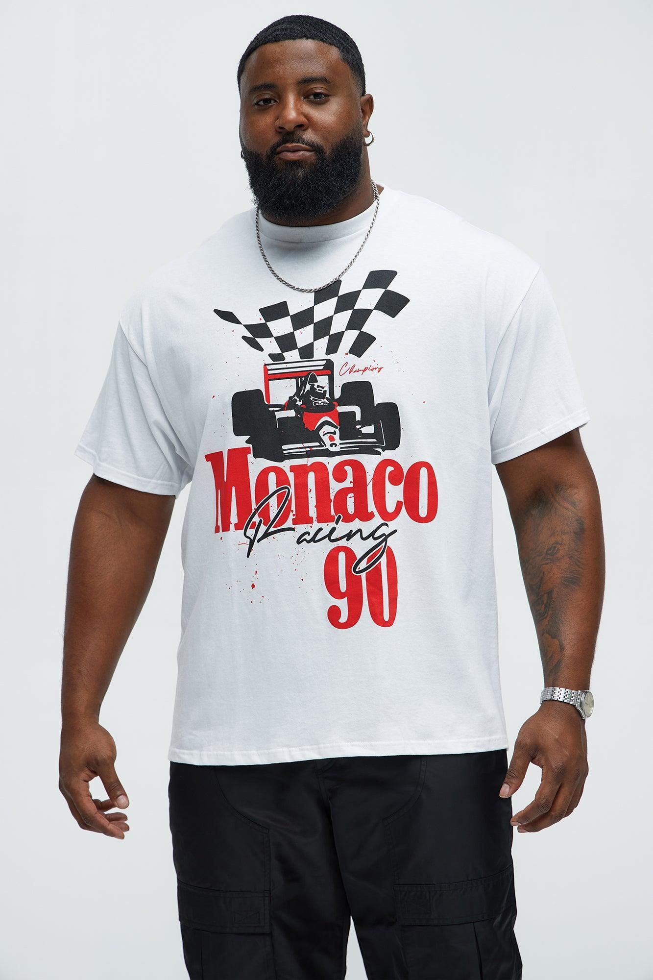 Monaco Racing 90 Short Sleeve Tee - White Product Image