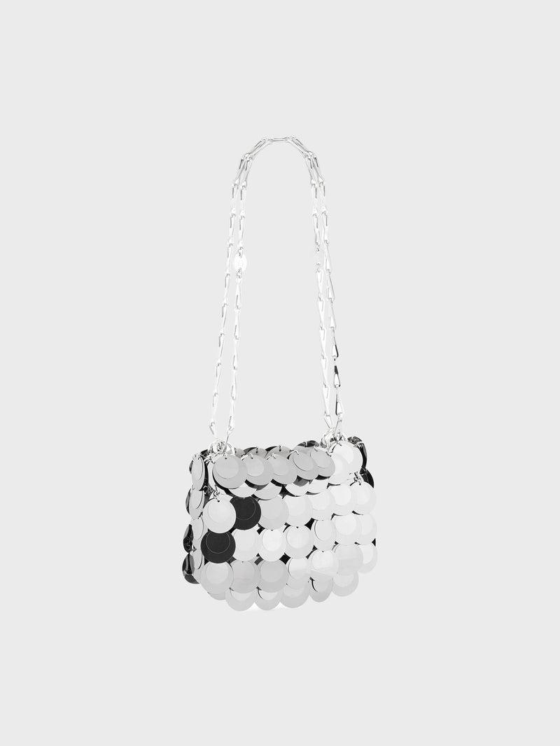 silver Sparkle discs nano bag Product Image