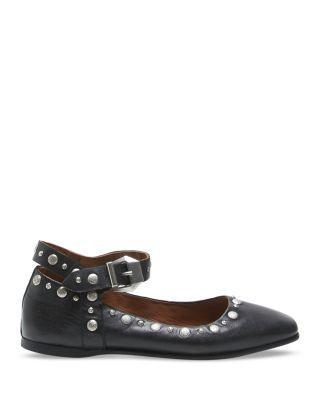 Women's Mystic Ankle Strap Mary Jane Studded Flats Product Image