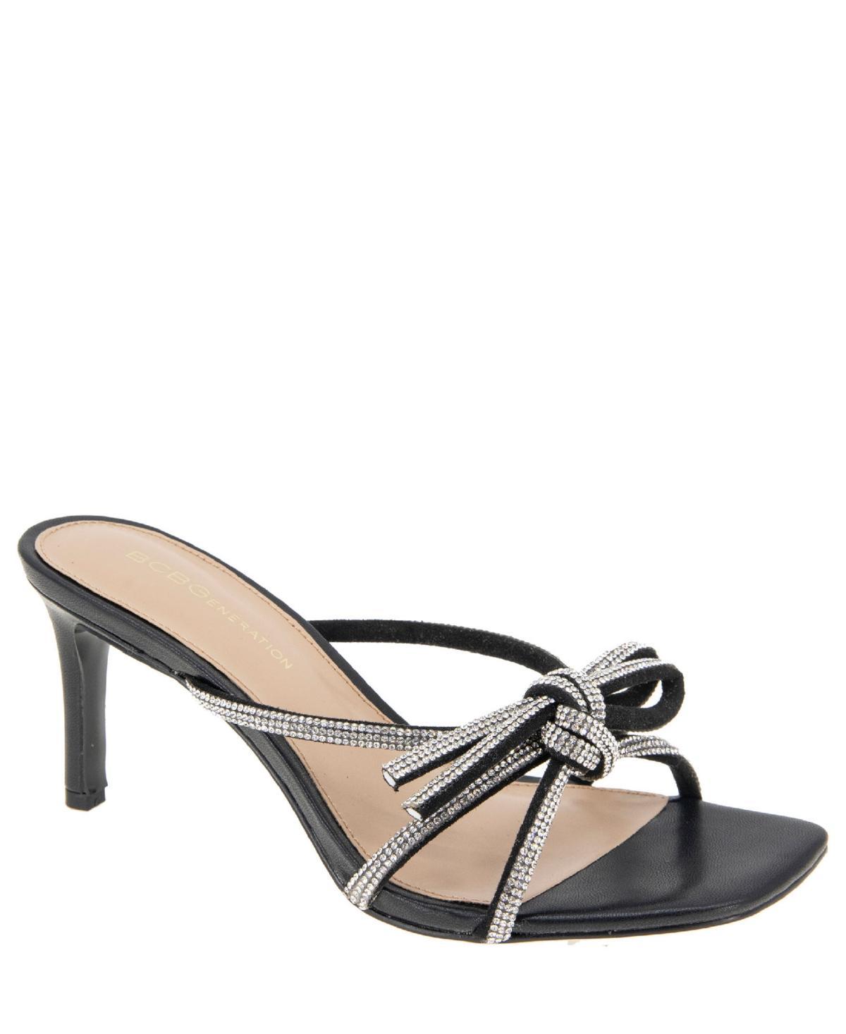 BCBGeneration Selma Women's Rhinestone Dress Sandals, Size: 7.5, Silver Product Image