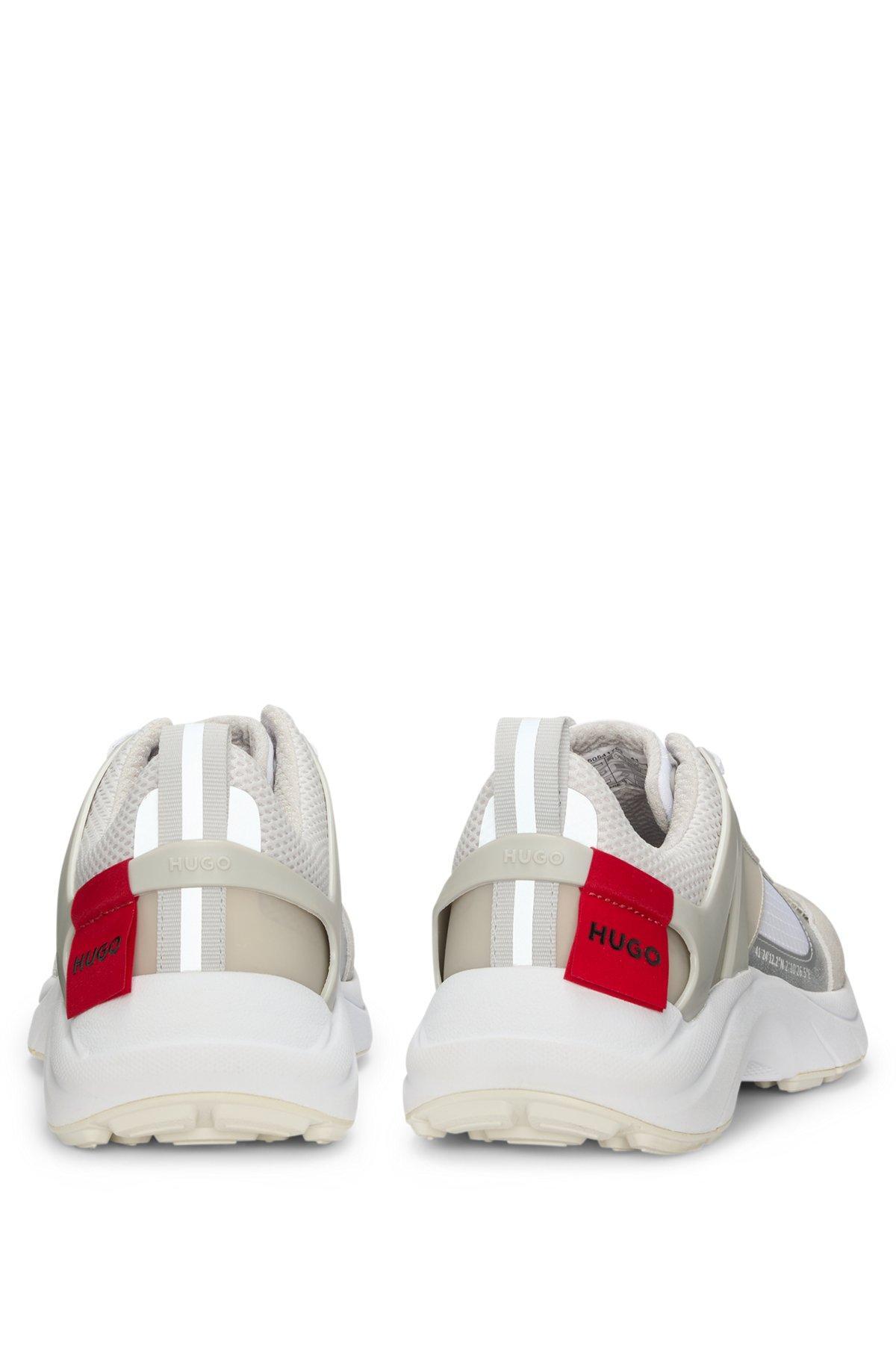Running trainers with suede and mesh Product Image