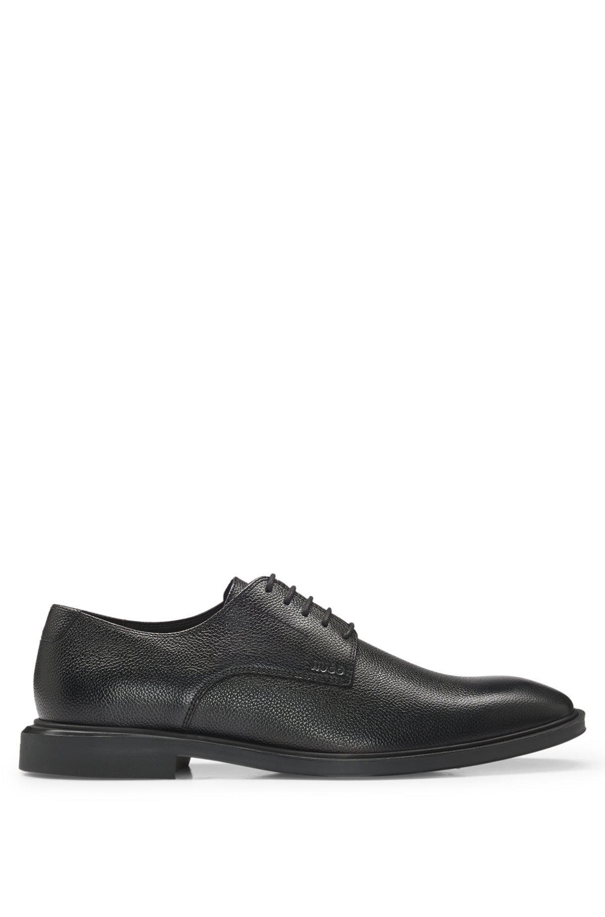 Derby shoes in grained leather Product Image