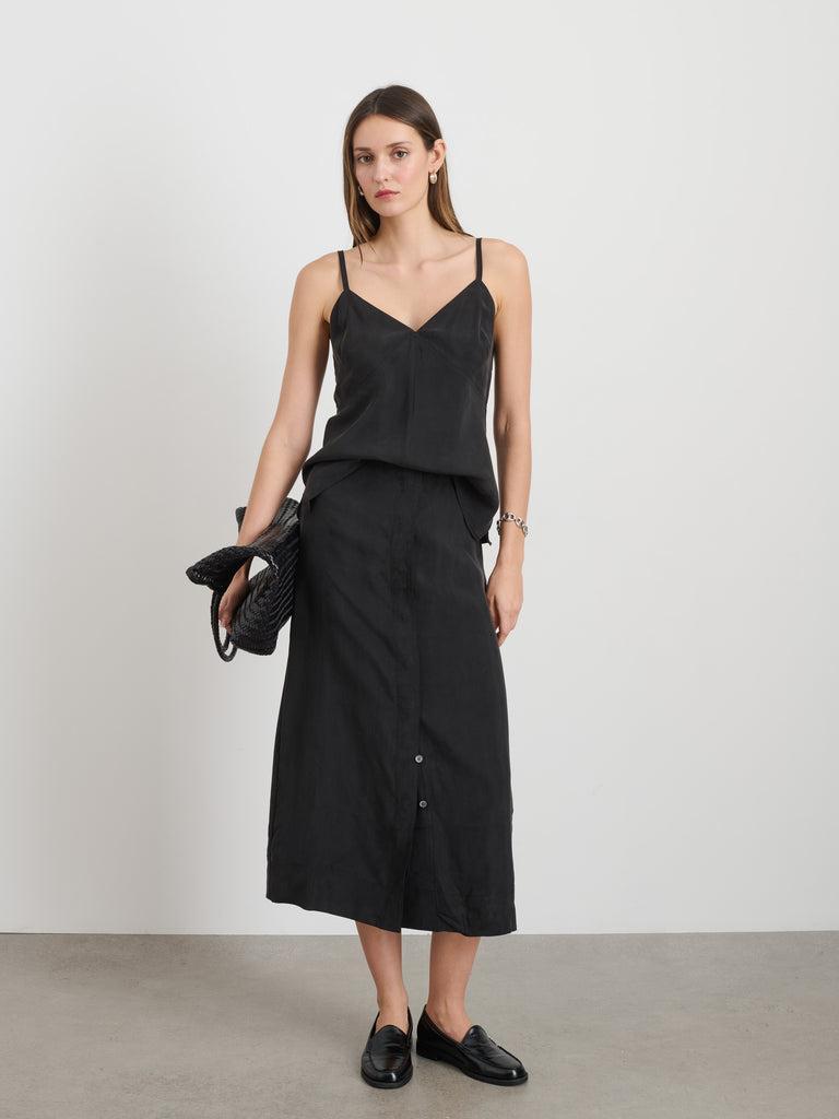 Mia Top In Cupro Product Image