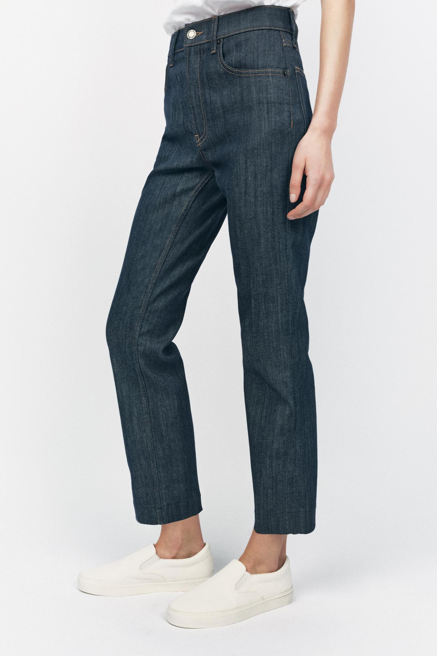 ZW COLLECTION HIGH RISE BOOTCUT CROPPED JEANS Product Image