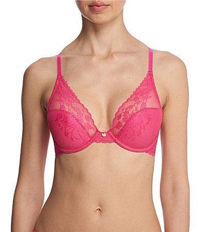 Natori Cherry Blossom Convertible Contour Underwire Bra (Bright Blush) Women's Bra Product Image