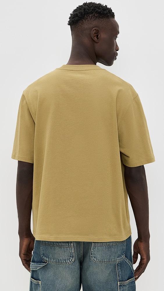 AMI ADC Boxy Fit Tonal Logo Tee | Shopbop Product Image