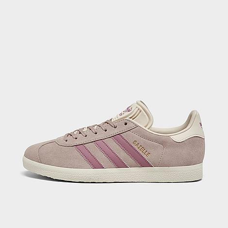 adidas Womens Originals Gazelle - Tennis Shoes Silver Dawn/Core Black/White Product Image