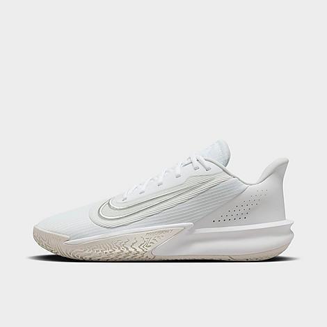 Nike Precision VII Men's Basketball Shoes, Size: 7.5, White Gray Photon Product Image