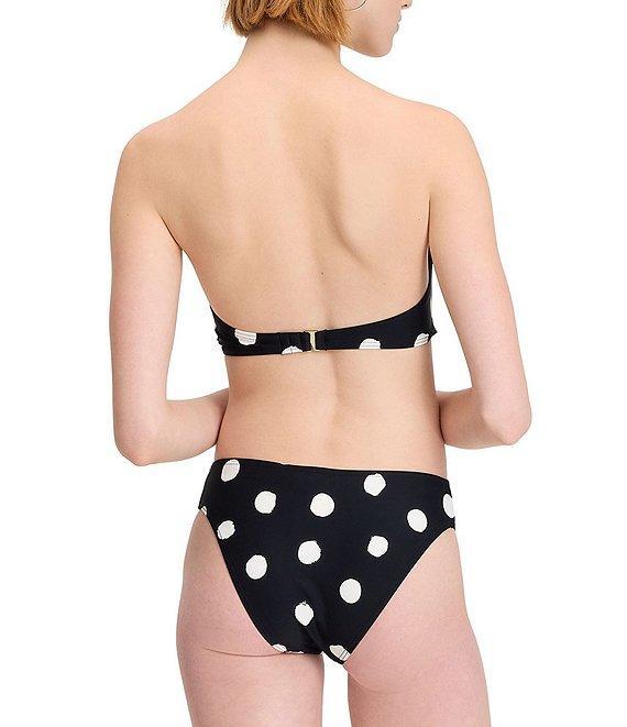 kate spade new york Dotted Print High Cut Leg Hipster Swim Bottom Product Image