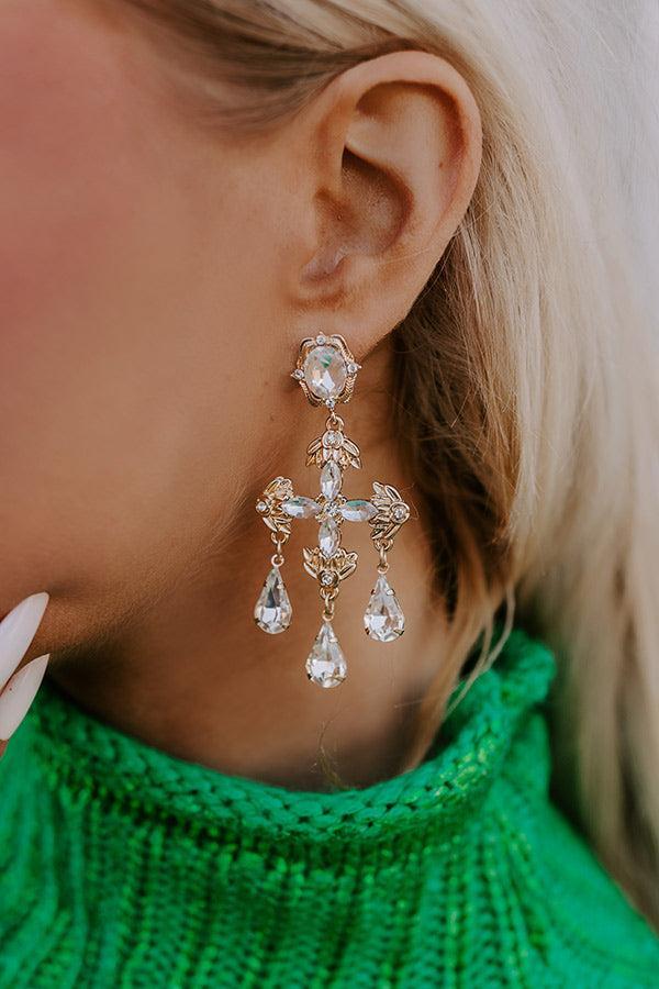 Destined For Decadence Earrings in Clear Product Image