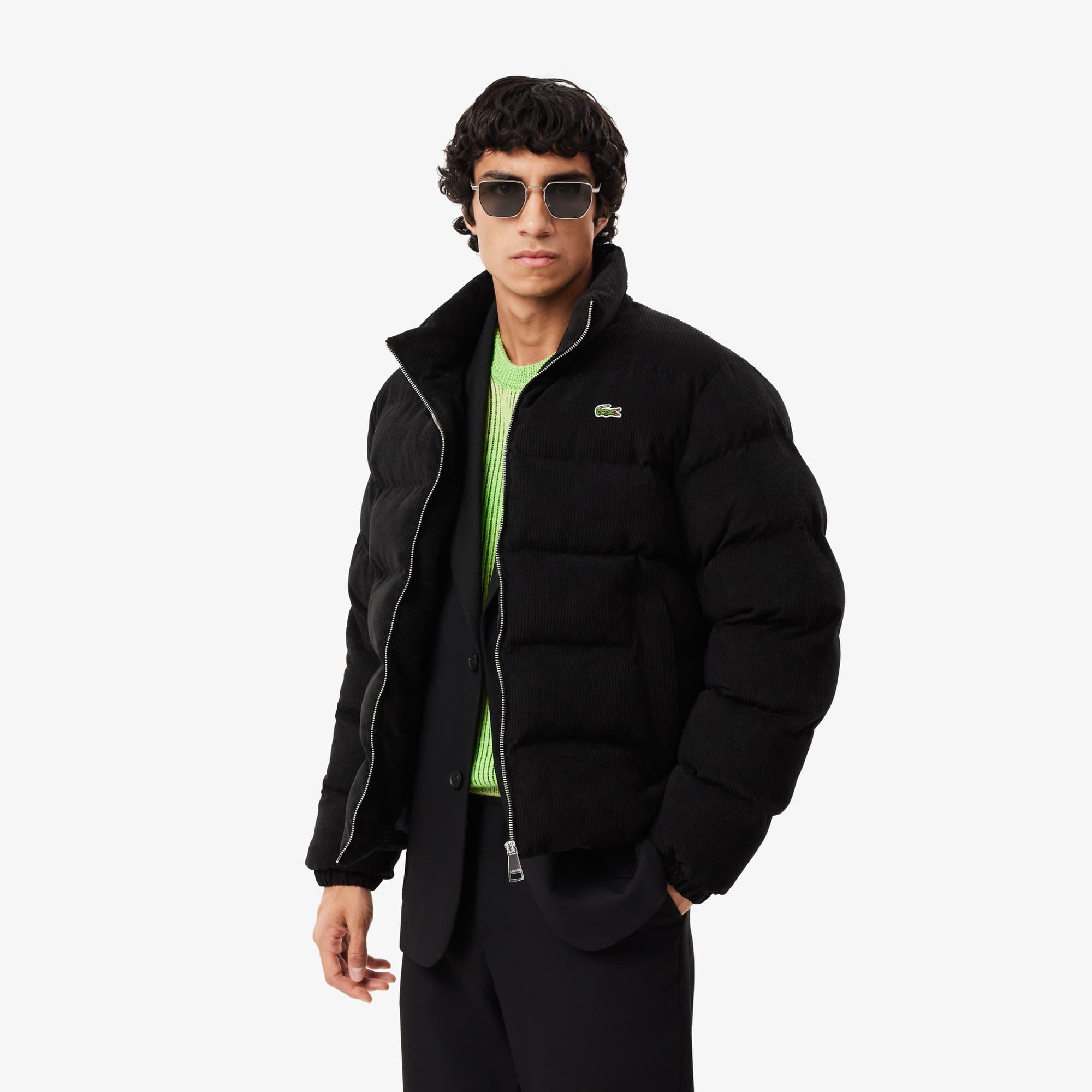 Men's Quilted Velour Puffer Jacket Product Image