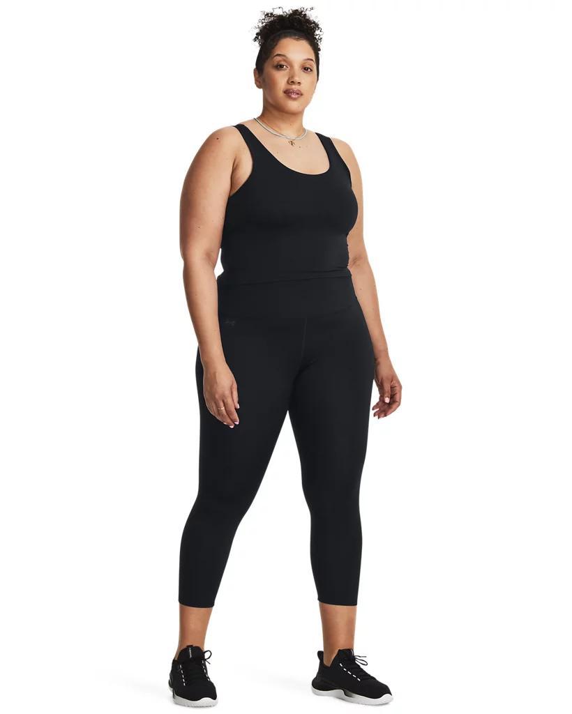 Women's Under Armour Motion Tank Top, Size: XL, White Halo Gray Product Image