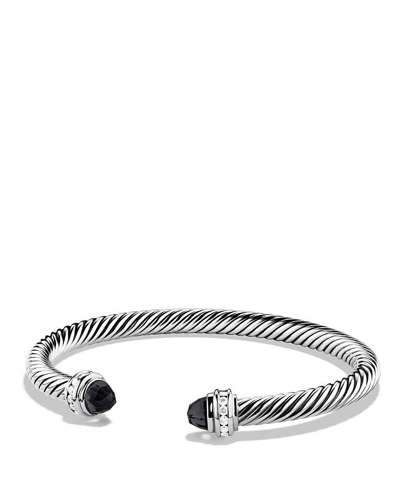 David Yurman Cable Classics Bracelet with Black Onyx & Diamonds Product Image