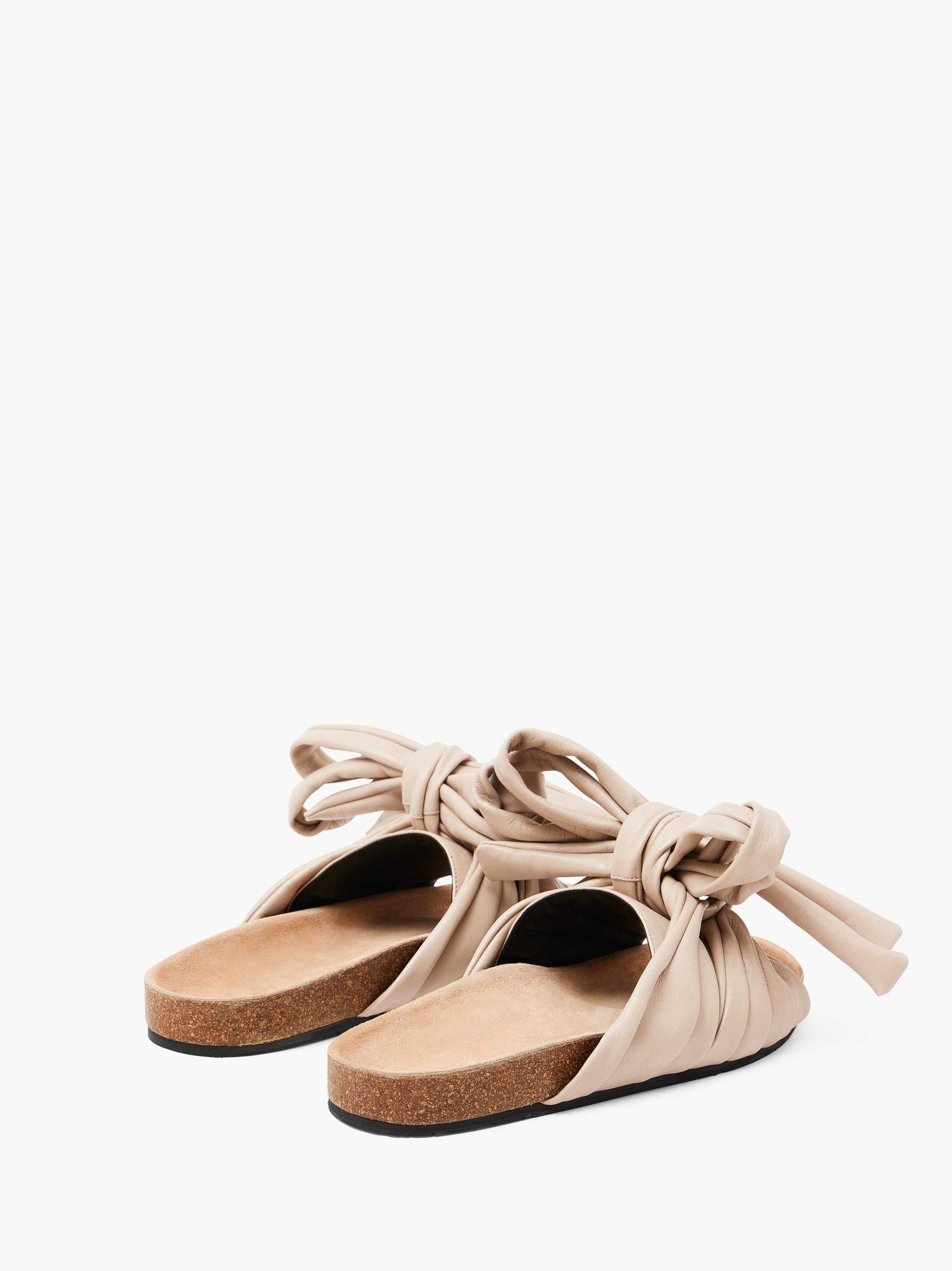 BOW FLAT SANDALS Product Image