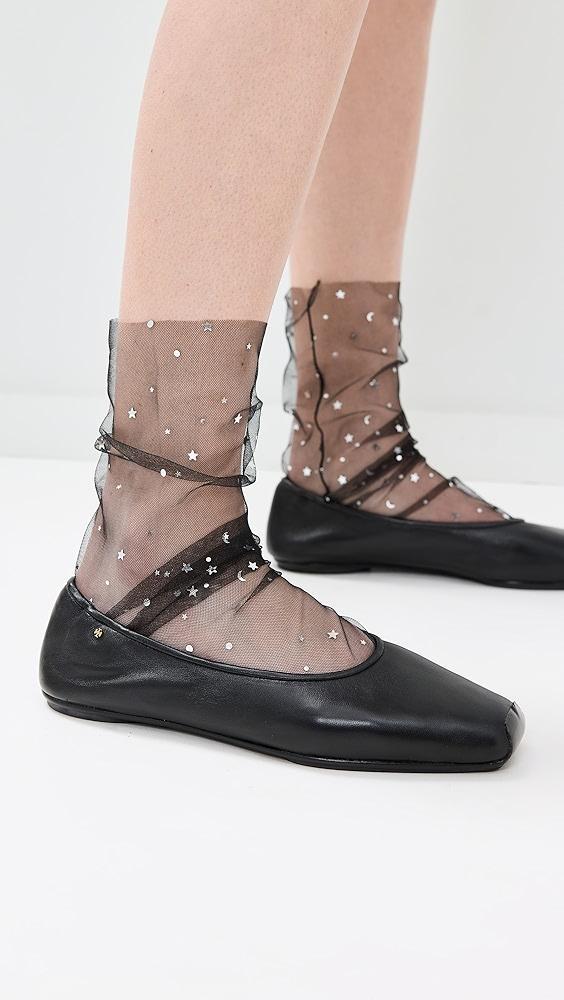 High Heel Jungle Starry Sky Tulle Socks | Shopbop Product Image
