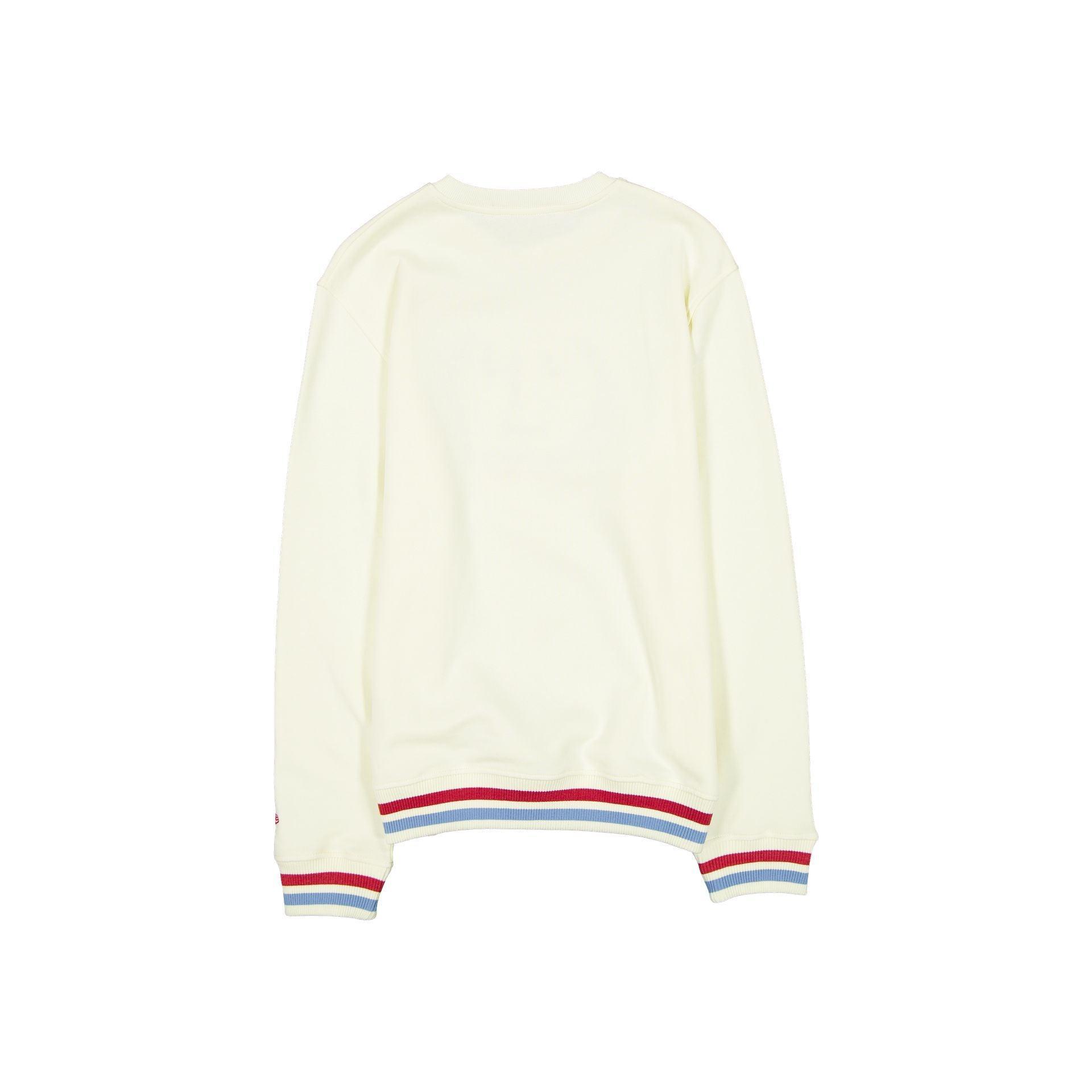 Houston Astros Throwback Chrome White Crewneck Male Product Image