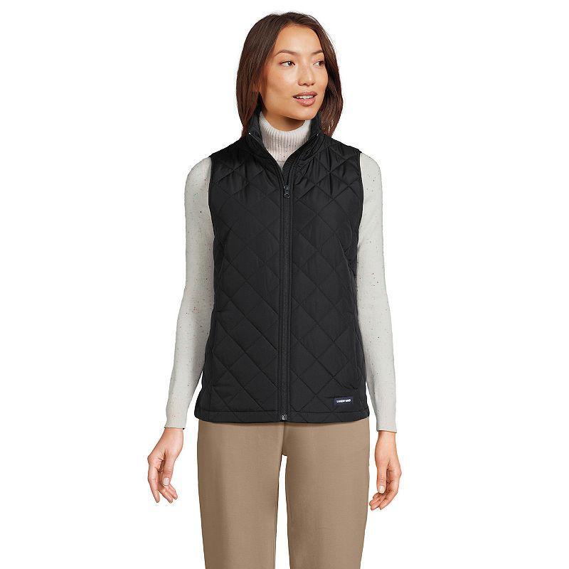 Women's Lands' End Insulated Vest, Size: XL, Subtle Blue Product Image