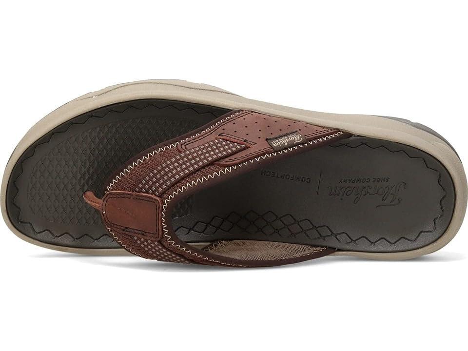 Florsheim Tread Lite Thong Sandal Knit/Crazy Horse/Mushroom Sole) Men's Shoes Product Image