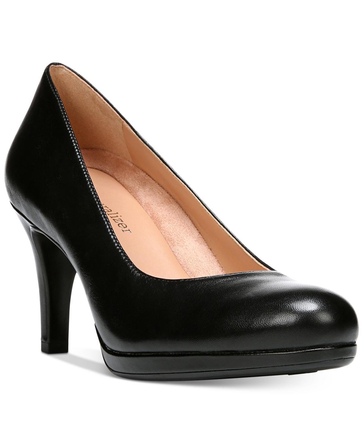 Naturalizer Michelle Leather Low Platform Pumps Product Image
