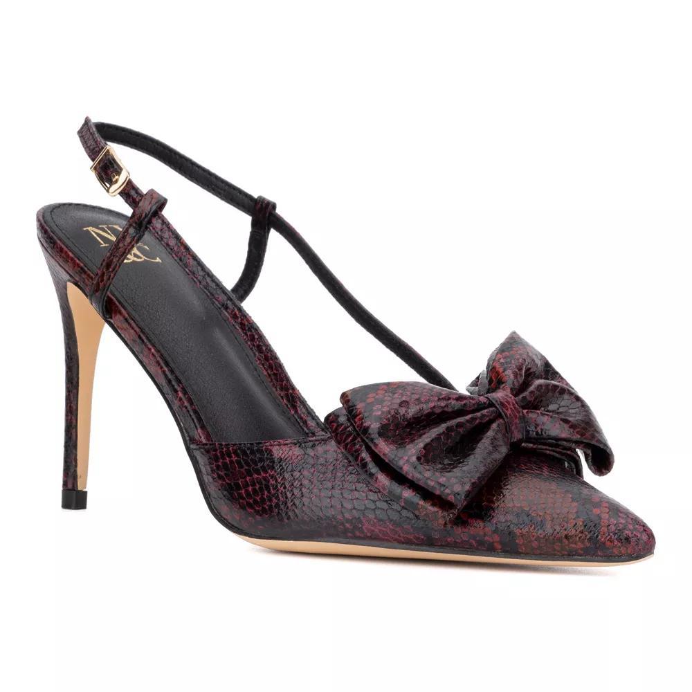 New York & Company Georgina Womens Heels Red Product Image