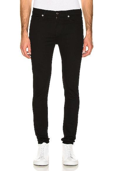 Frame Jagger Skinny Fit Jeans in Noir Product Image