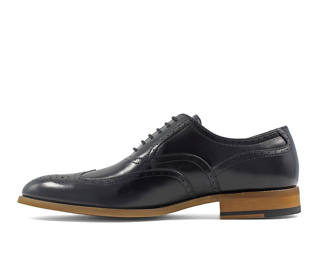 Men's Stacy Adams Dunbar Wingtip Wing Tip Dress Shoes Product Image