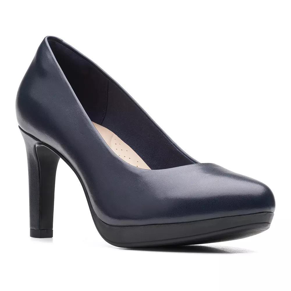 Clarks® Ambyr Joy Women's Leather Pumps, Size: 5, Black Product Image