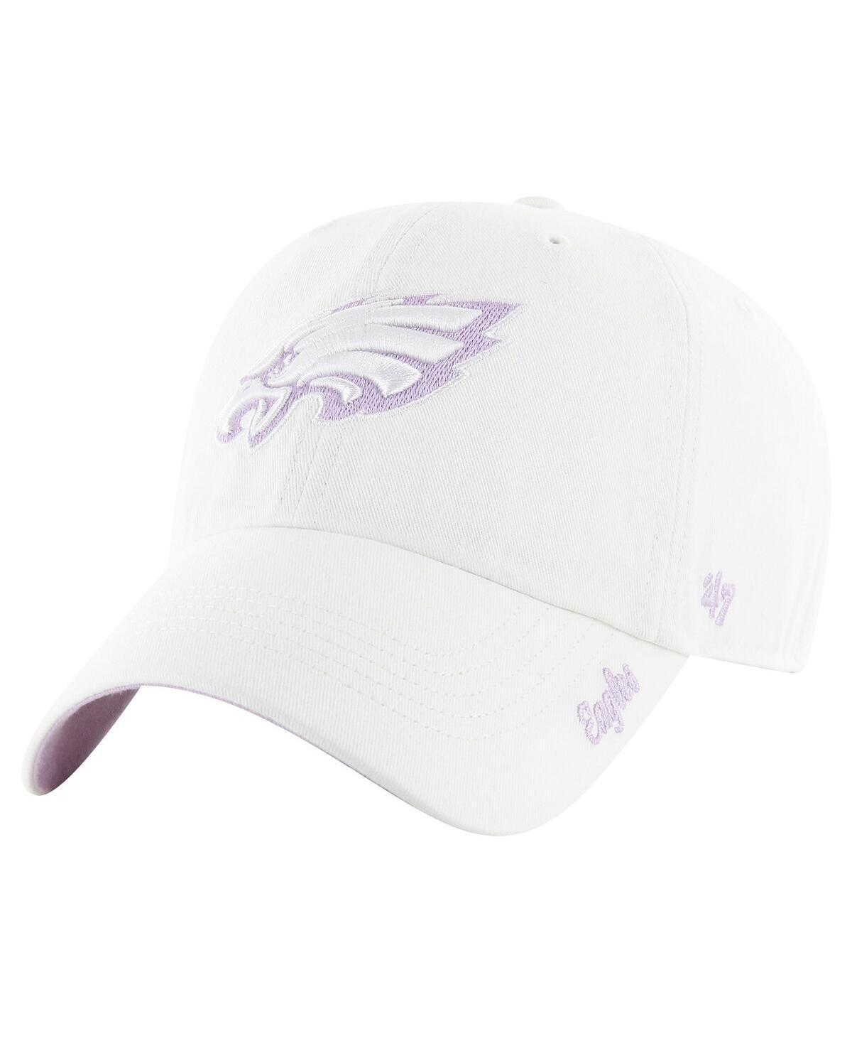 Womens 47 Philadelphia Eagles Ballpark Cheer Clean Up Adjustable Hat Product Image