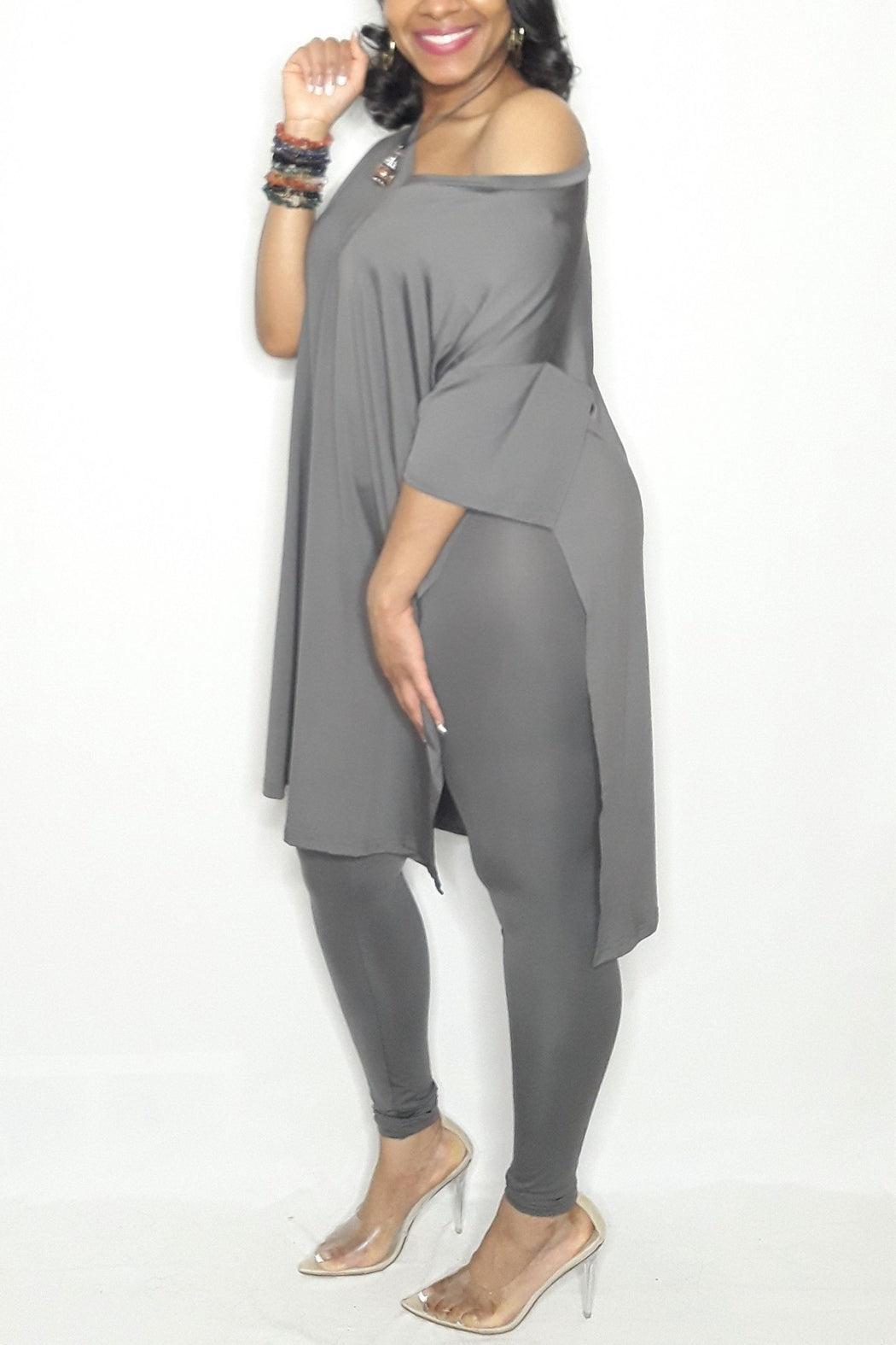 Batwing Legging Set Char Product Image