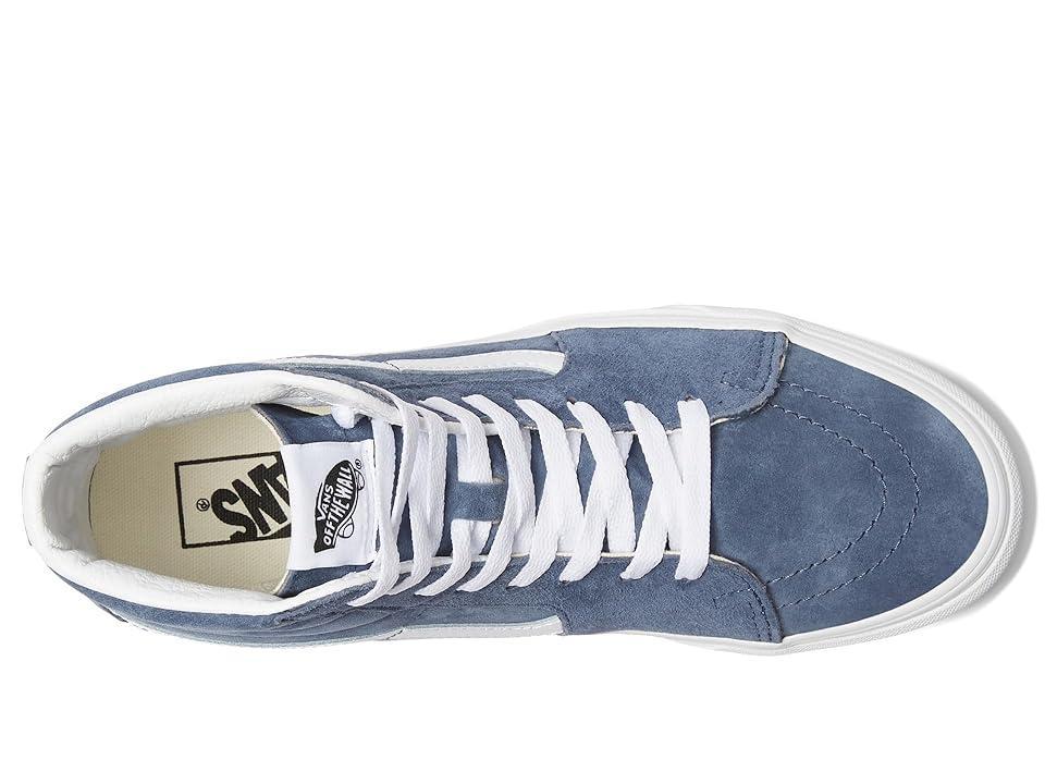 Vans Sk8-Hi (Pig Suede Vintage Indigo) Shoes Product Image