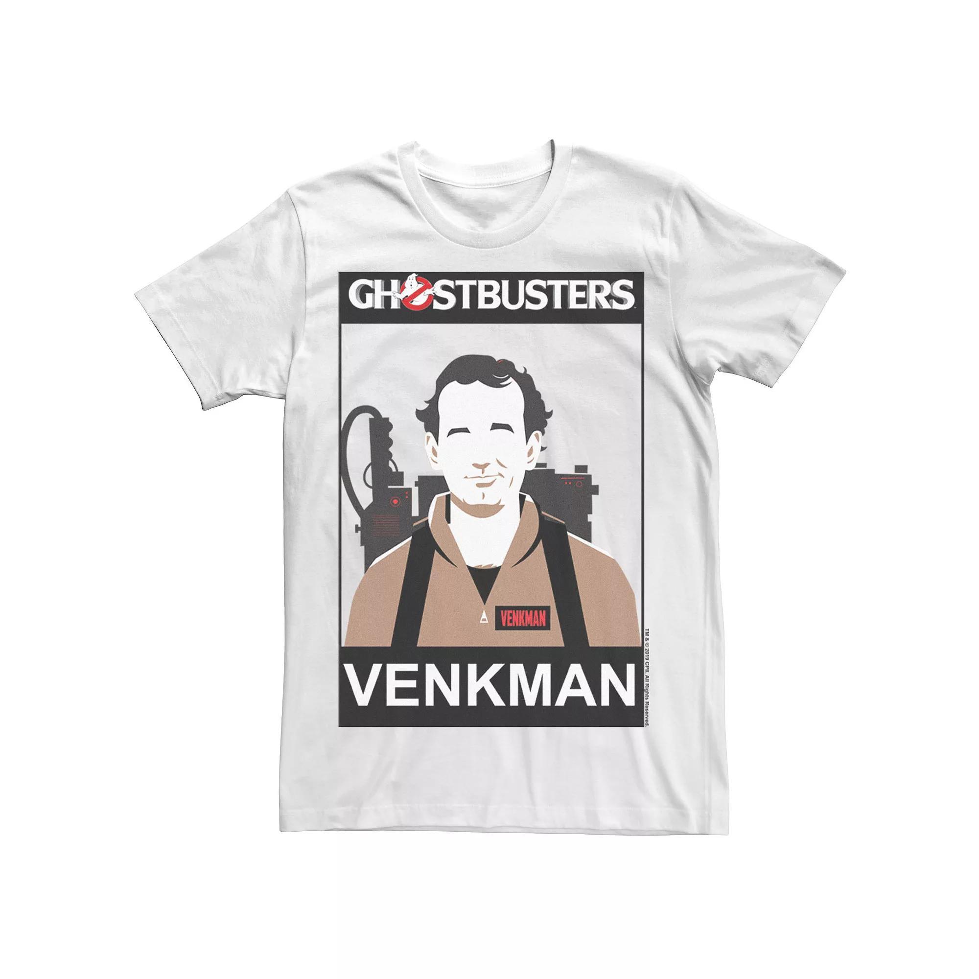 Men's Ghostbusters Venkman Name Portrait Tee, Size: XL, White Product Image