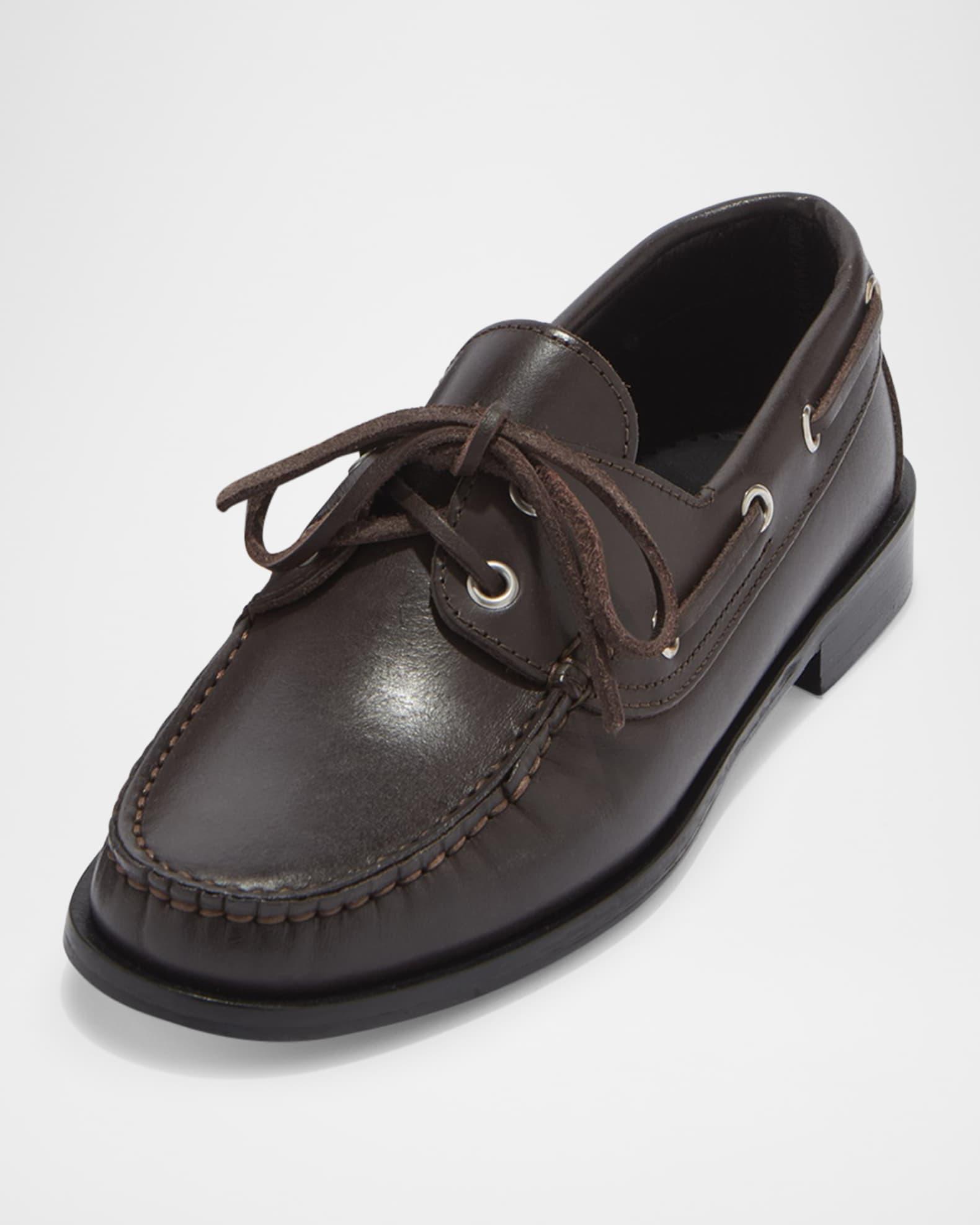 Harris Calfskin Lace-Up Loafers Product Image