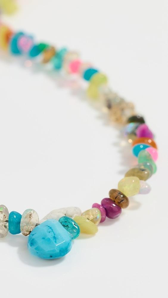 JIA JIA 14k Rainbow Pebble Turquoise Gem Necklace | Shopbop Product Image