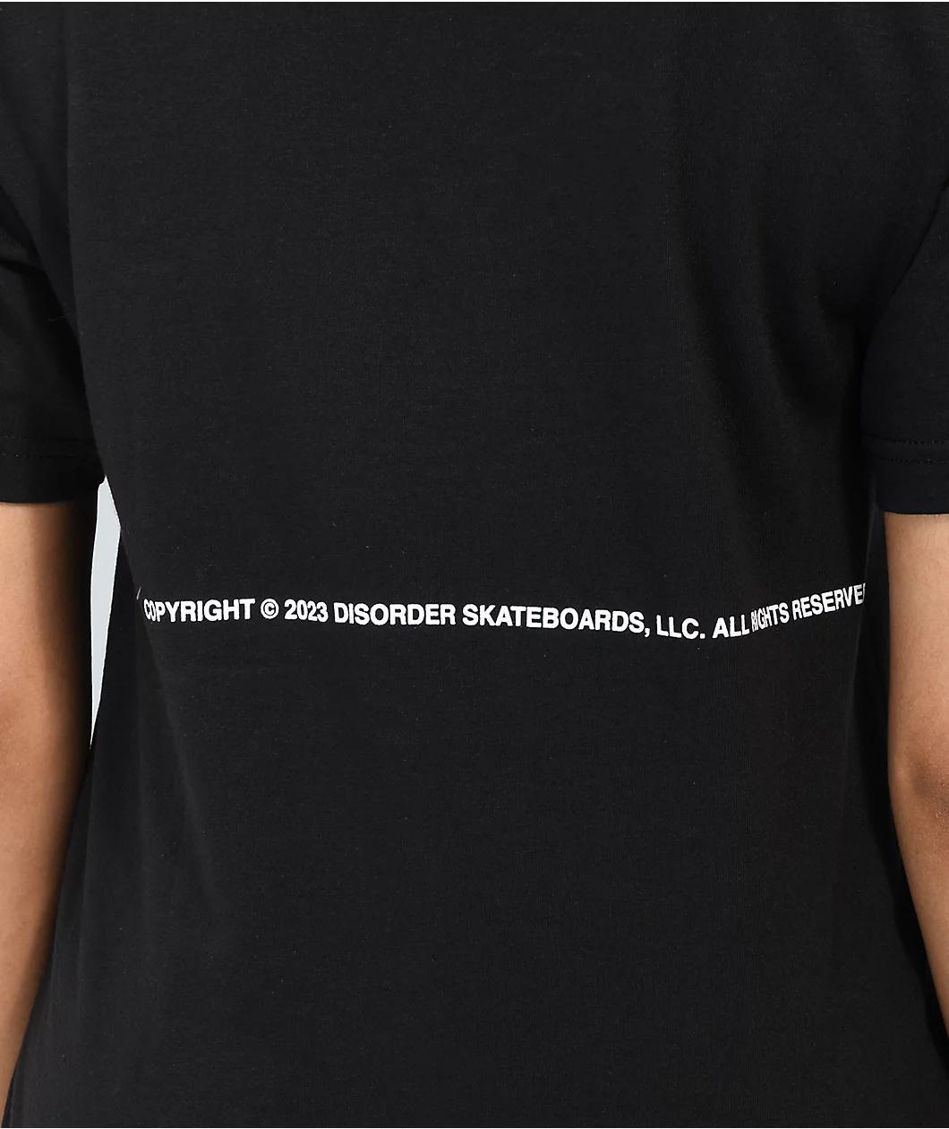 Disorder Arch Logo Black T-Shirt Product Image