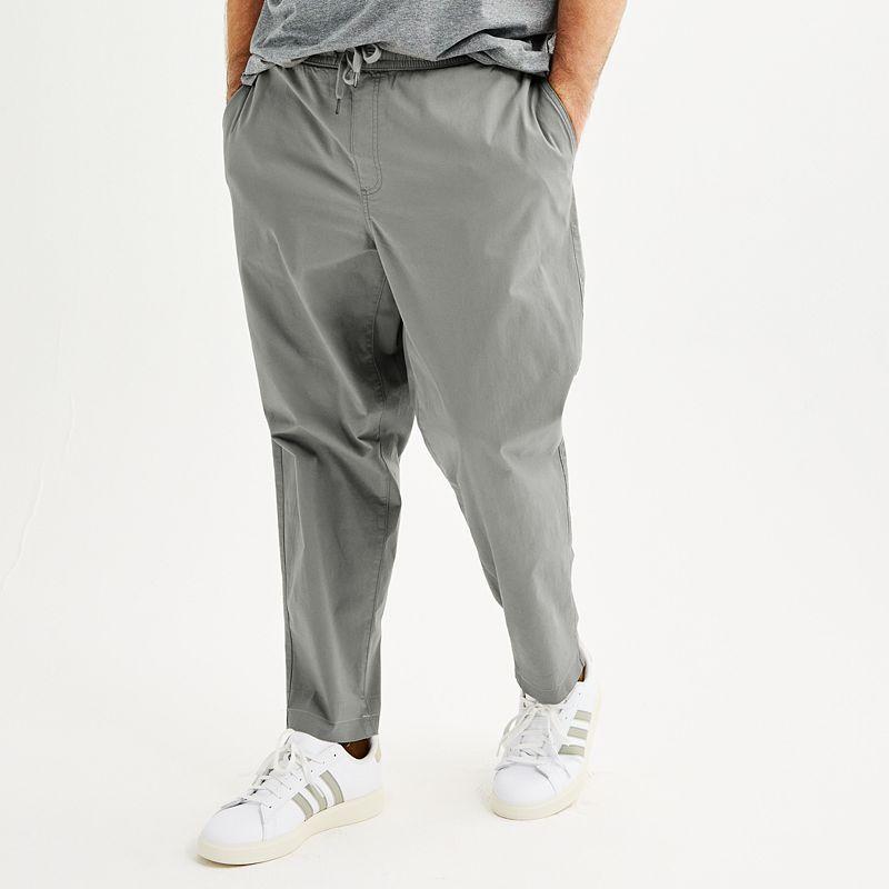 Big & Tall Sonoma Goods For Life® Pull-On Pants, Men's, Size: XXL Tall, Green Product Image