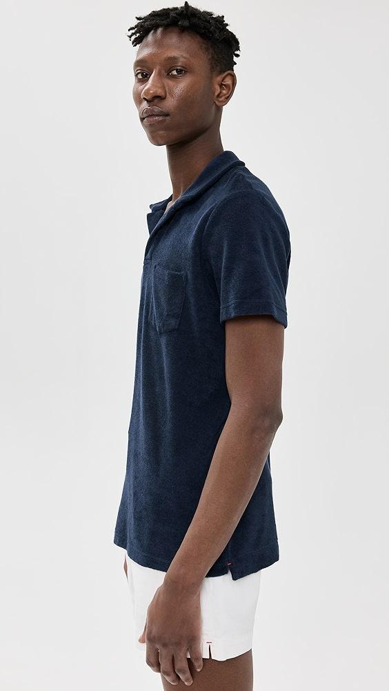 Orlebar Brown Terry Polo | Shopbop Product Image
