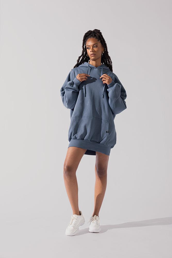 Long Cloud Hoodie - Deep Plum Product Image