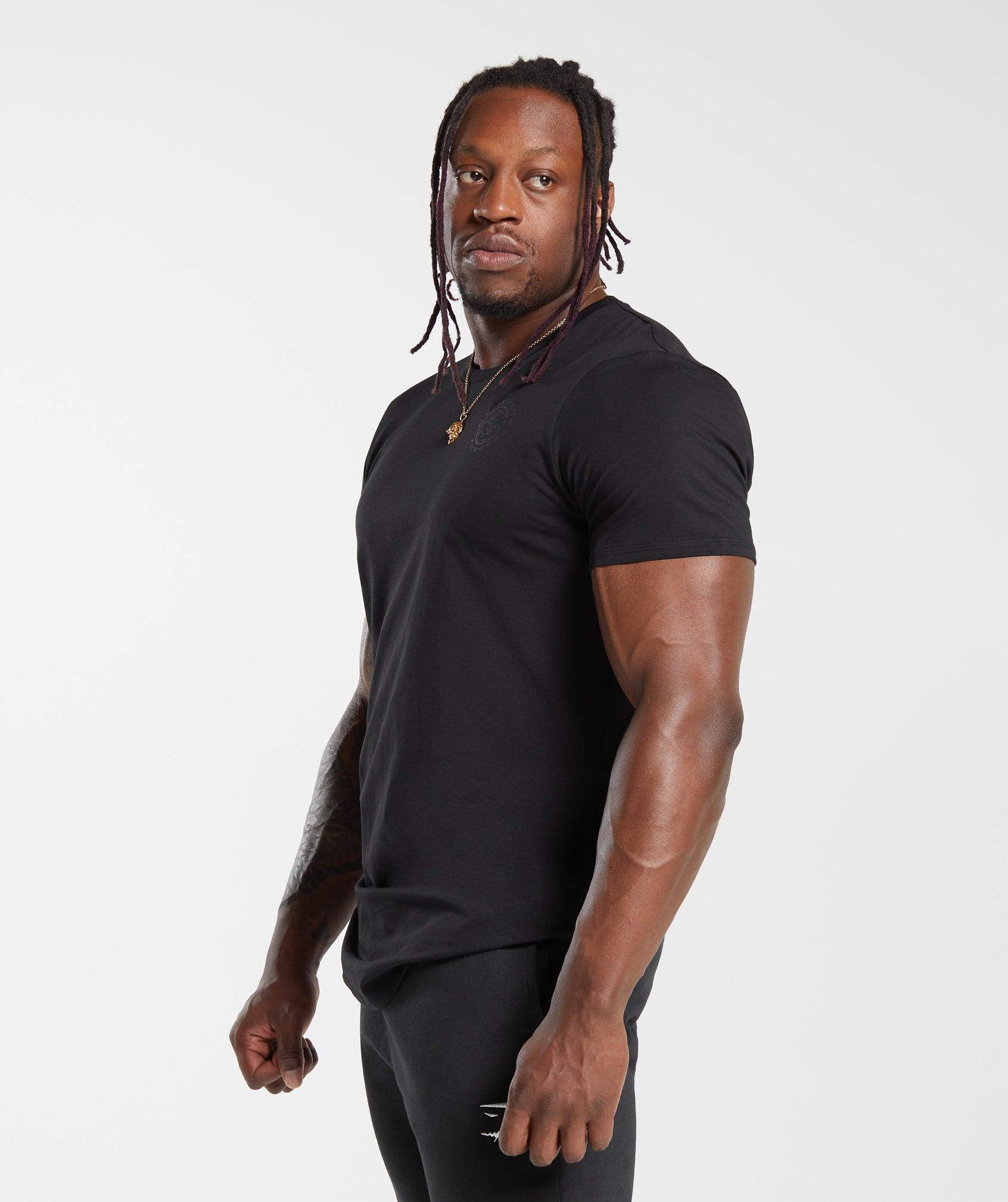 Gymshark Legacy T-Shirt - Black Male Product Image