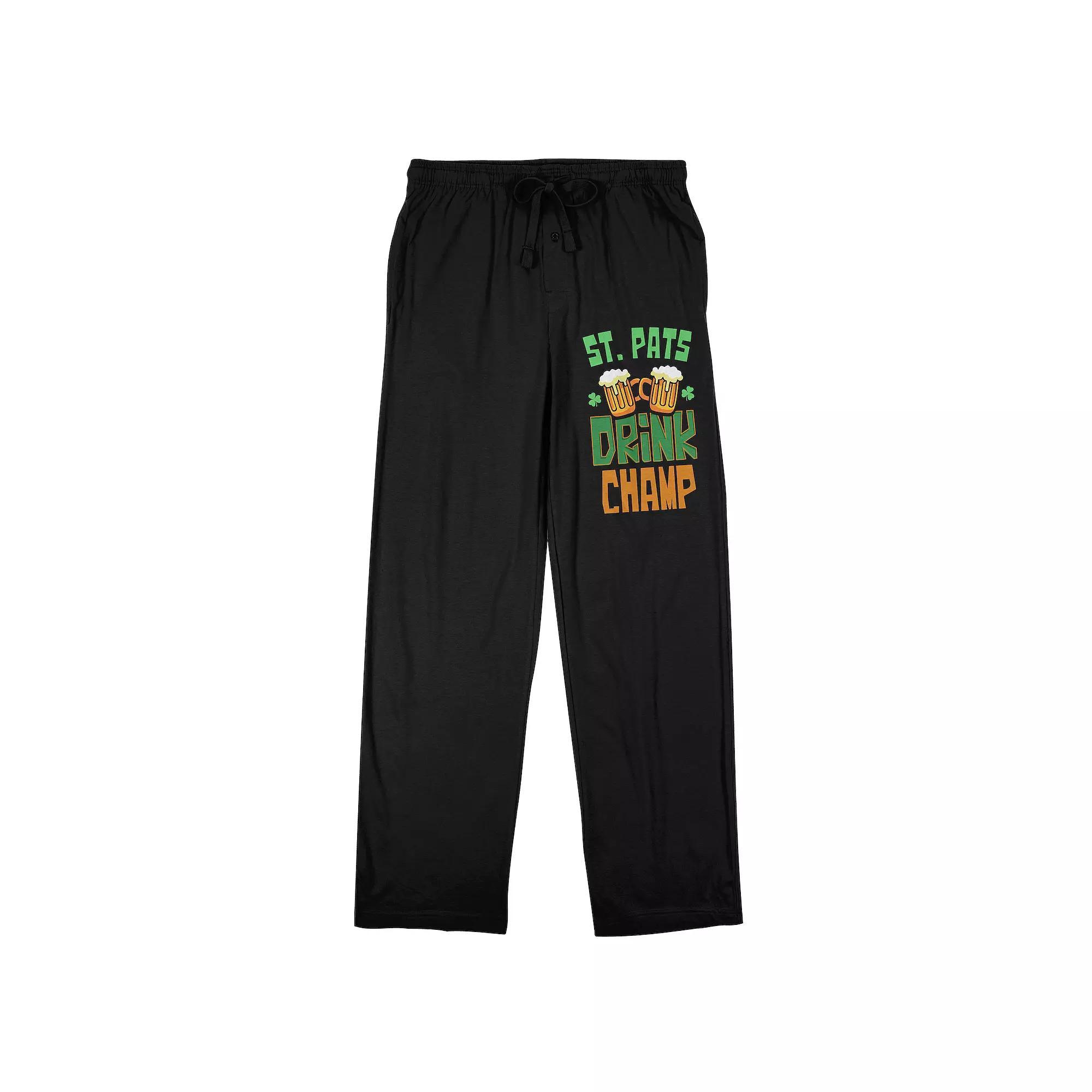 Men's Bobby Jack Looking Good Pajama Pants, Size: Large, Black Product Image