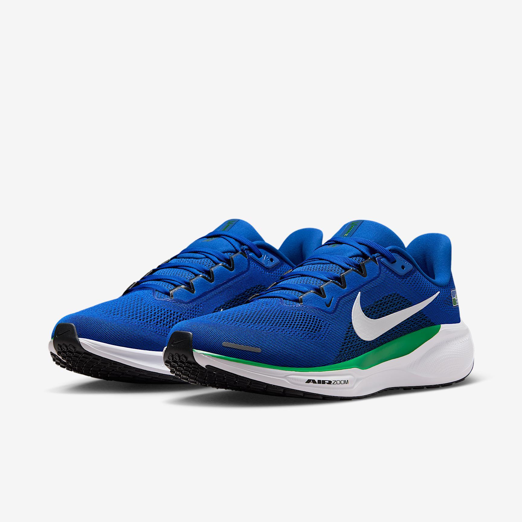 Seattle Seahawks Pegasus 41 Men's Nike NFL Road Running Shoes Product Image
