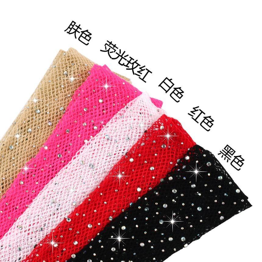 Rhinestone Fishnet Gloves Product Image