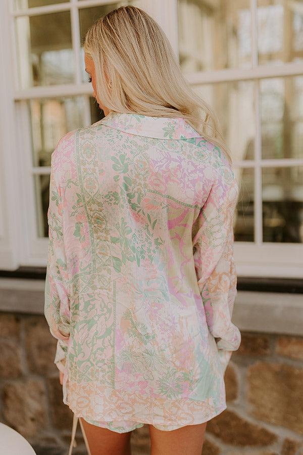 Spring Garden Floral Button Up Product Image
