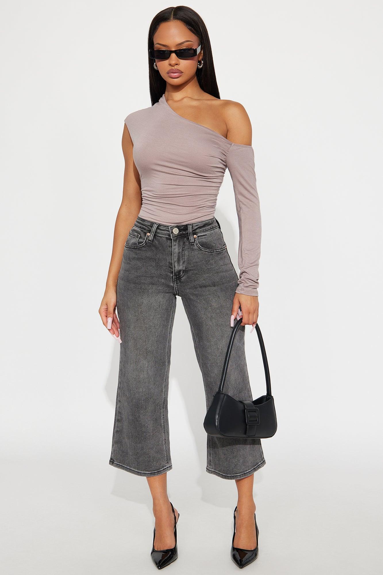 Ashling Ruched Off Shoulder Top - Mocha Product Image