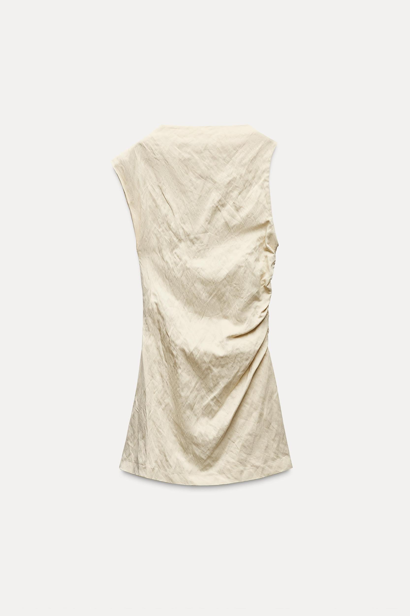 WRINKLED STRAIGHT PANTS ZW COLLECTION Product Image